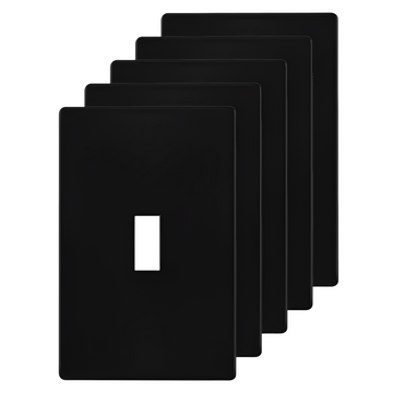 Enerlites Antimicrobial Screwless Toggle One-Gang Wall Plate